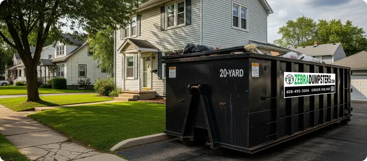20 yard roll off dumpster