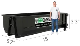 10 yard dumpster trailer rental