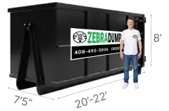 40 yard dumpster trailer rental